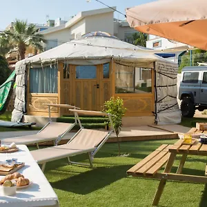 Yurta Glamping San Leone & Casa Baia Blu Couette-café